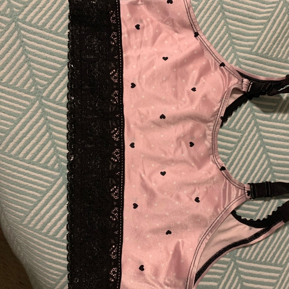 Ruby Ribbon heart bra - Picture 2 of 3